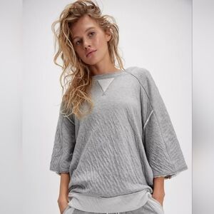 Free People Intimately Wait A Minute Sleep Tee NWOT